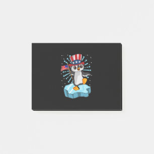 4. Juli 2021 Penguin Post-it Klebezettel