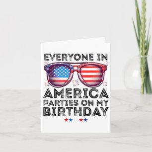 4. Juli 2025 Alle in Amerika Party auf meinem Karte