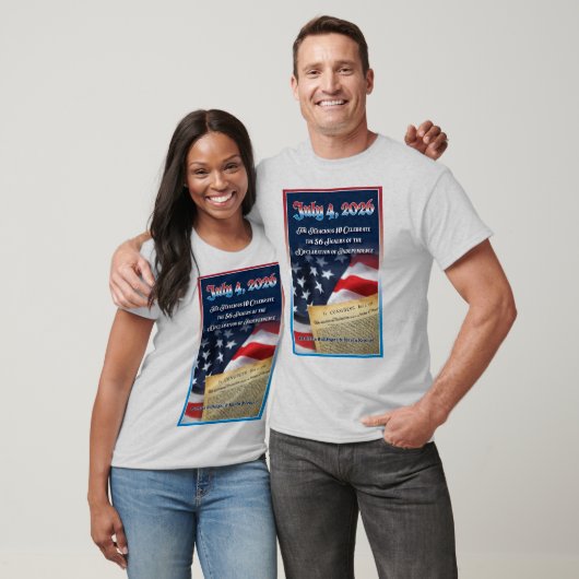 4. Juli 2026 Buch T-Shirt (Unisex)