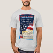 4. Juli 2026 Buch T-Shirt (Vorderseite)