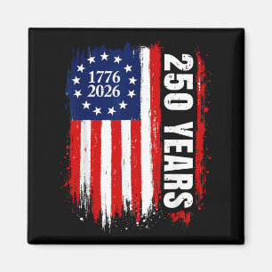 4. Juli 250 Jahre 1776-2026 250. Adler USA Magnet