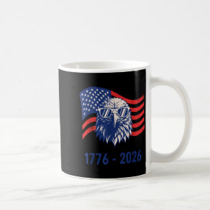 4. Juli 250 Jahre 1776-2026 USA Patriotisch Kaffeetasse