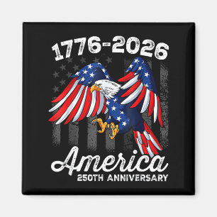 4. Juli 250-Jahres-Jubiläum 1776-2026 Magnet