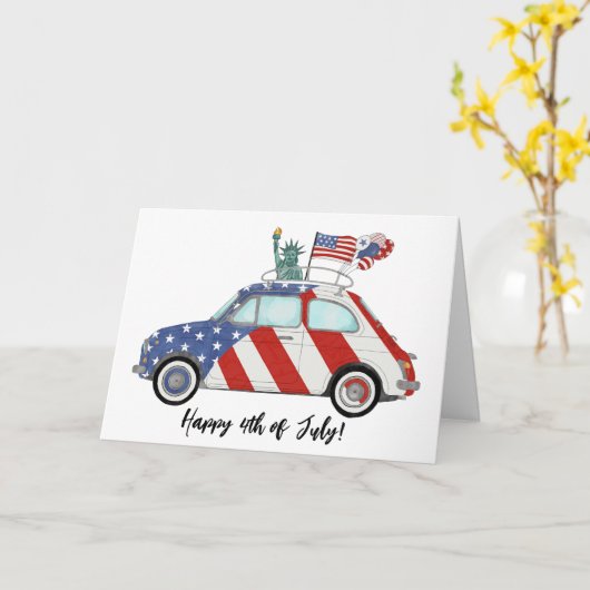 4. Juli 500 Karte (Gelbe Blume)