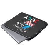 4. Juli-97958 Laptopschutzhülle (Vorne Knopf)