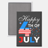 4. Juli-97958 Magnet (Vorderseite/Rückseite)