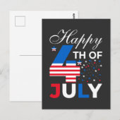 4. Juli-97958 Postkarte (Vorne/Hinten)