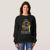 4. Juli Abe Drincoln Abraham Trinkt 4. Juli Sweatshirt (Vorne ganz)