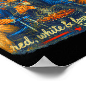 4. Juli Abraham Lincoln Vintage 250. Poster (Ecke)