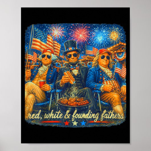 4. Juli Abraham Lincoln Vintage 250. Poster (Vorne)