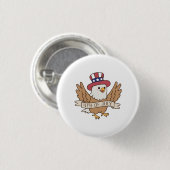 4. Juli Adler Button (Vorne & Hinten)