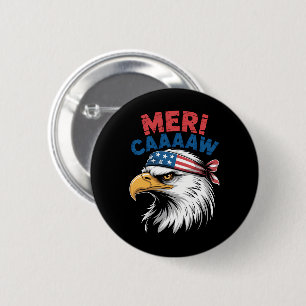 4. Juli Adler Freiheit Patriotisch Button