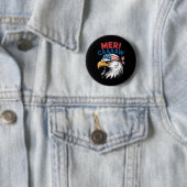4. Juli Adler Freiheit Patriotisch Button (Beispiel)