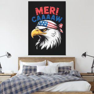 4. Juli Adler Freiheit Patriotisch Leinwanddruck