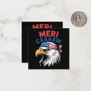 4. Juli Adler Freiheit Patriotisch Mitteilungskarte