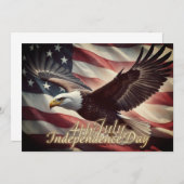 4. Juli Adler mit amerikanischer Flagge (Vorne/Hinten)