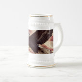 4. Juli Adler mit amerikanischer Flagge Bierglas (VorderseiteRechts)