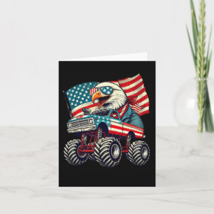 4. Juli Adler Monster LKW American Flag USA Karte