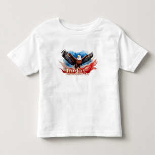 4. Juli-Adler – Patriotisches Kunstdesign Kleinkind T-shirt
