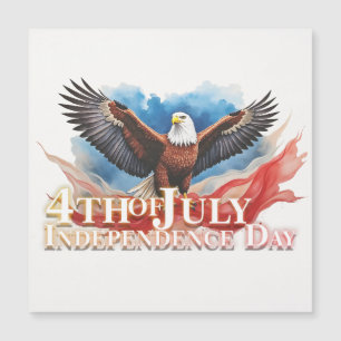 4. Juli-Adler – Patriotisches Kunstdesign Magnetkarte