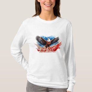 4. Juli-Adler – Patriotisches Kunstdesign T-Shirt