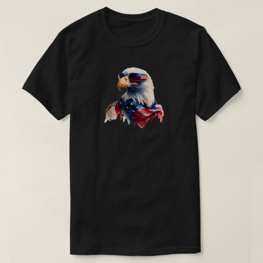 4. Juli Adler T-Shirt (Design vorne)