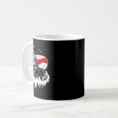 4. Juli Adlertag Unabhängigkeit Kaffeetasse (Vorderseite Links)