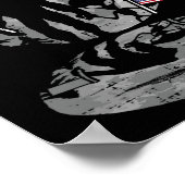 4. Juli Alien Ufo Funny Patriotic Wome Poster (Ecke)