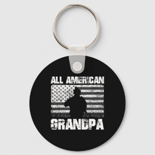 4. Juli All American Opa Schlüsselanhänger