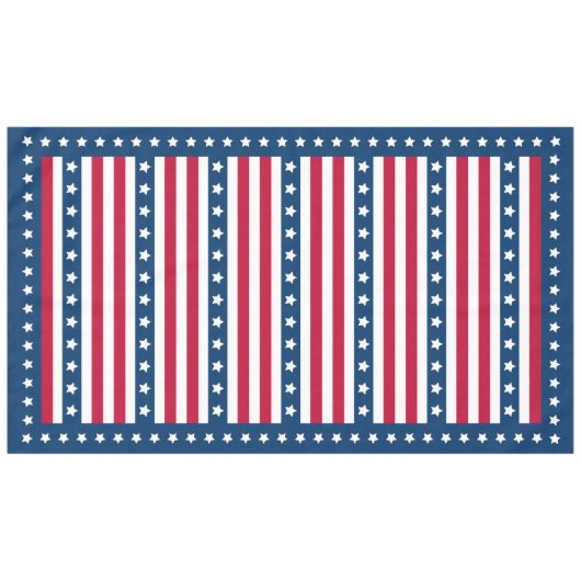 4. Juli All American Picnic Tischdecke (Vorderseite (Horizontal))