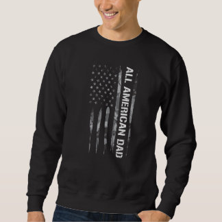 4. Juli All American Vater American Flag Sweatshirt