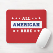 4. Juli Alle amerikanischen Babe Mousepad (Mit Mouse)