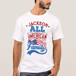 4. Juli Alle amerikanischen Familie patriotische M T-Shirt