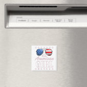 4. Juli America Independence Day Patriot USA Wome Magnet (In Situ (Geschirrspüler))