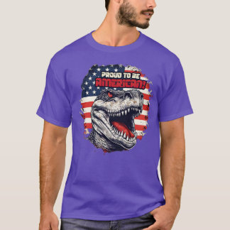 4. Juli American Alligator Stolz auf Amerika T-Shirt