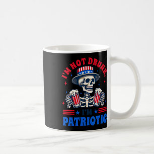 4. Juli American Drinking Ich bin nicht Betrunken, Kaffeetasse