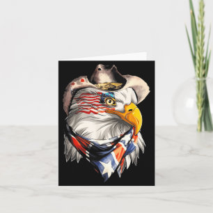 4. Juli American Eagle Flag Unabhängigkeitstag Karte