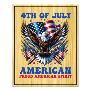 4. Juli American Eagle Sublimation-61001 Fotodruck