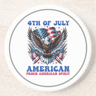 4. Juli American Eagle Sublimation-61001 Getränkeuntersetzer