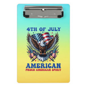 4. Juli American Eagle Sublimation-61001 Mini Klemmbrett