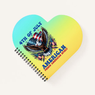 4. Juli American Eagle Sublimation-61001 Notizblock