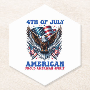 4. Juli American Eagle Sublimation-61001 Untersetzer