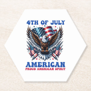4. Juli American Eagle Sublimation-61001 Untersetzer