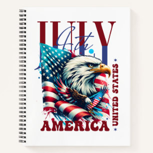 4. Juli American Eagle Sublimation-61904 Notizblock