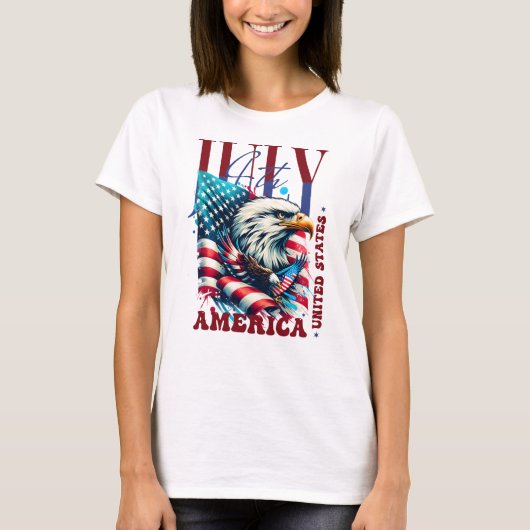 4. Juli American Eagle Sublimation-61904 T-Shirt (Vorderseite)
