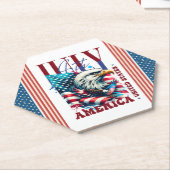 4. Juli American Eagle Sublimation-61904 Untersetzer (angewinkelt)