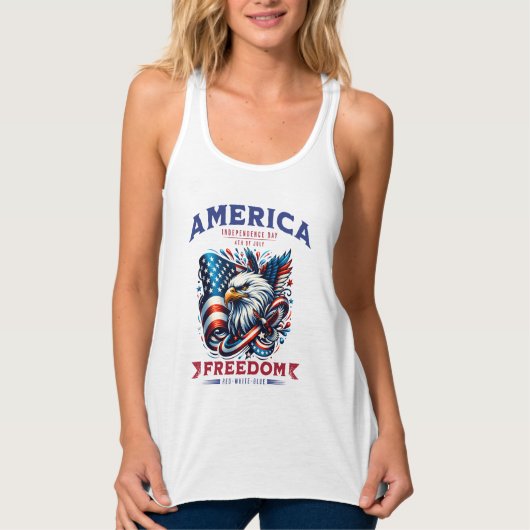 4. Juli American Eagle Sublimierung-61901 Tank Top (Vorderseite)