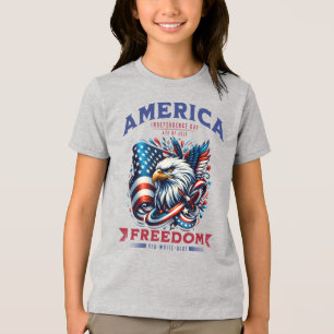 4. Juli American Eagle Sublimierung-61901 Tri-Blend Shirt
