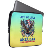 4. Juli American Eagle Sublimierung-61902 Laptopschutzhülle (Vorne Rechts)