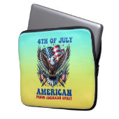 4. Juli American Eagle Sublimierung-61902 Laptopschutzhülle (Vorderseite Links)